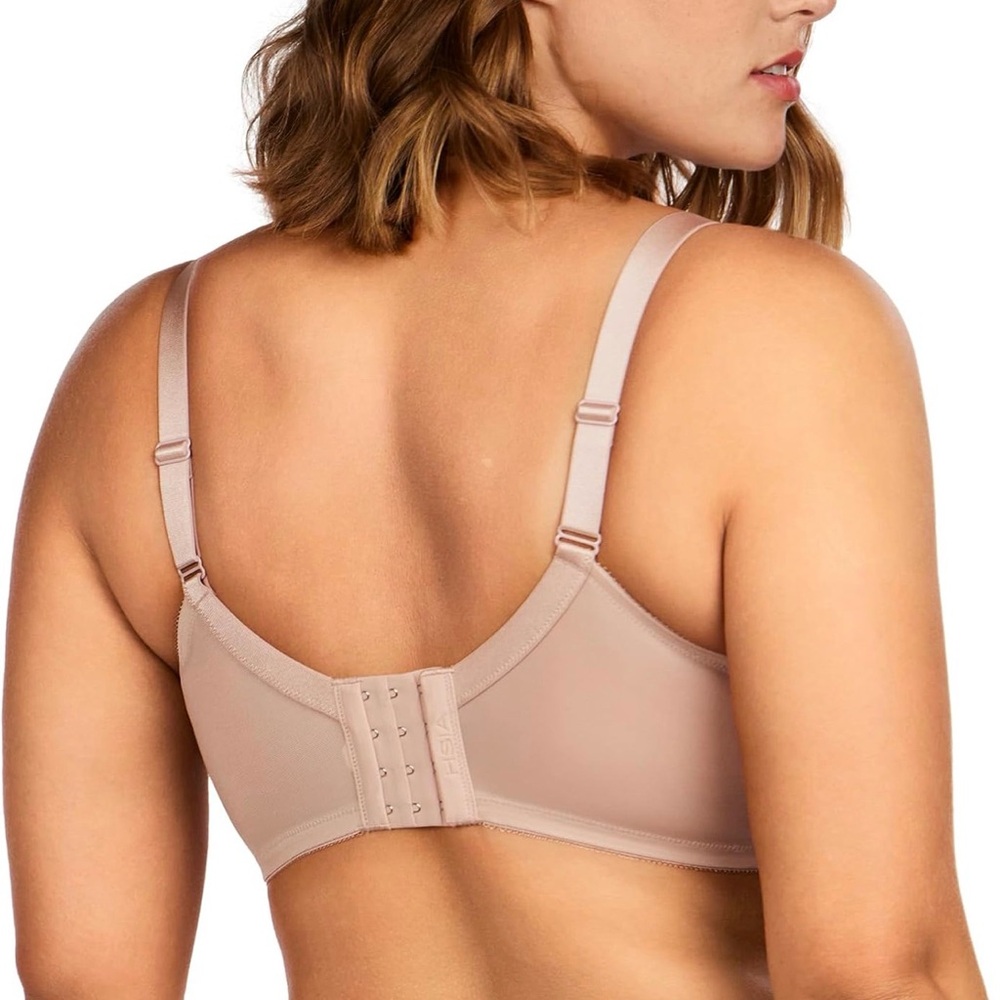 Elegant Lace Underwire Bra - Tan - Picture 3 of 4